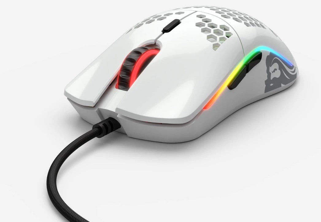 Glorious Gaming Mouse Model O Minus USB GOM-WHITE - Matte White Glorious Gaming Mouse Model O Minus USB GOM-WHITE - Matte White